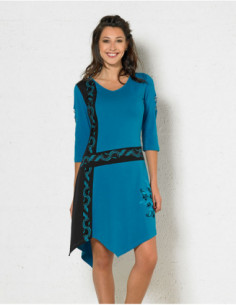 Asymmetrical medieval dress