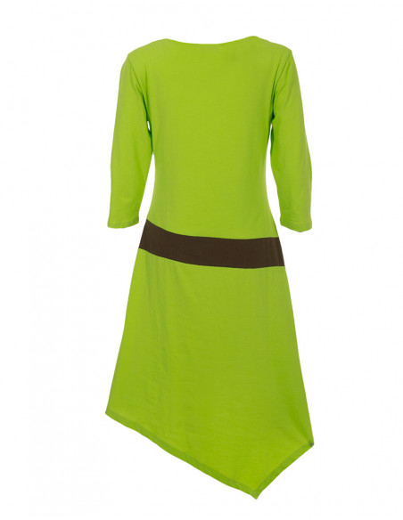 Asymmetrical medieval dress