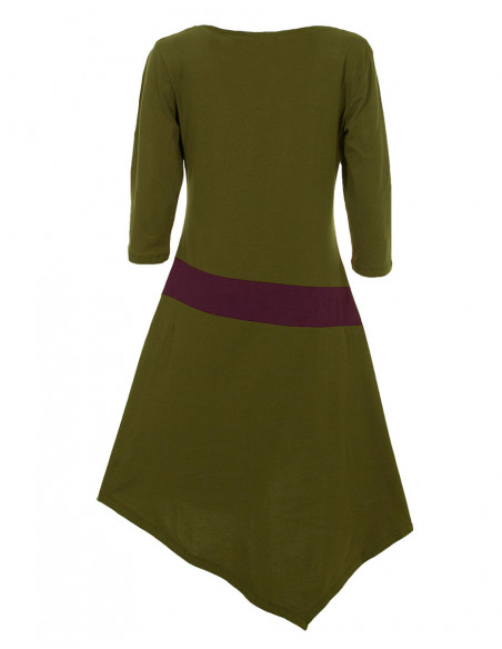 Asymmetrical medieval dress