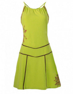 Mesh dress with floral pattern 2