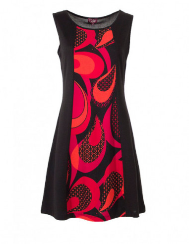 Sleeveless fine knitted dress