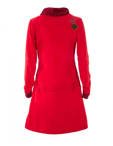 Robe chaude et douce manches longues