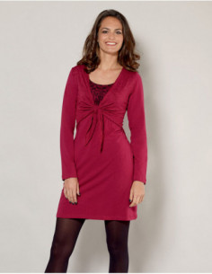 Long sleeves dress with...