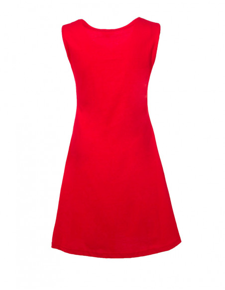 Robe colorée et brodée