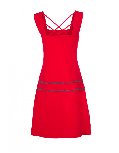 Robe été  rouge dos original