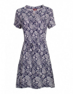 Robe courte patineuse bohème à petites fleurs 2