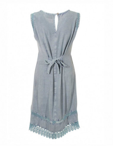 Robe stone wash bleue