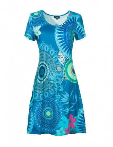 Look hippie chic colorée