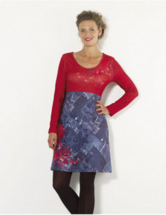 Original trompe l'oeil dress