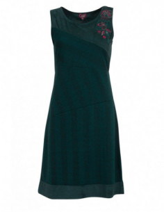 Robe courte sans manches hiver chic féminine 2