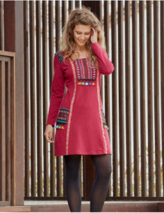 Bohemian and colorful dress...