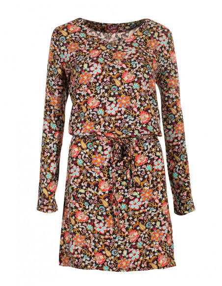 Spring dress with long sleeves