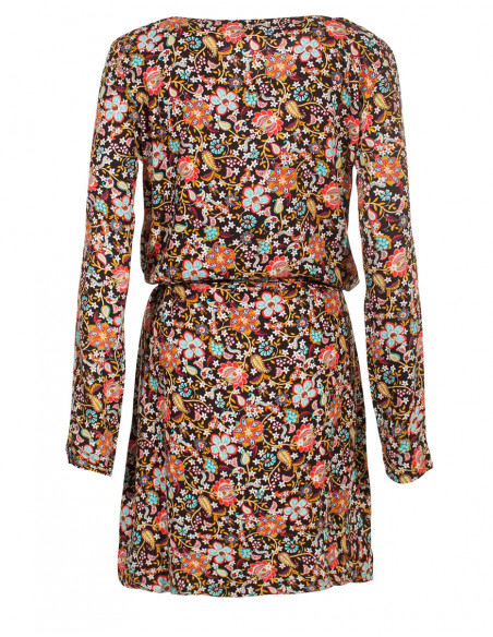 Spring dress with long sleeves