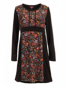 Robe mi-longue pull romantique pour l'hiver 2