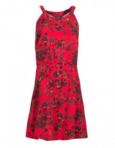 Spring dress with small flowers