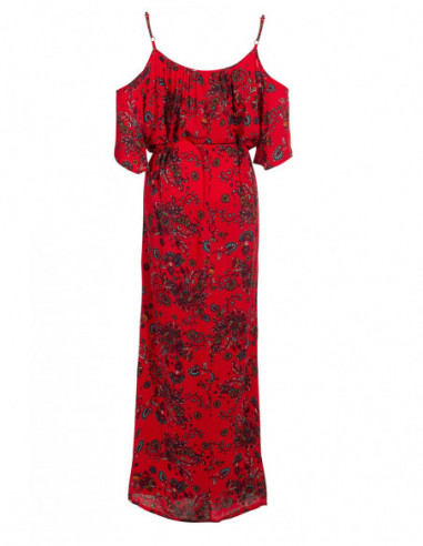 Long dress bohemian bare shoulders
