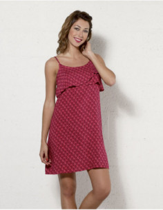 Petite robe originale estivale à volant