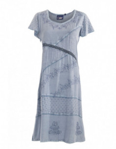 White or faded embroidered... 2