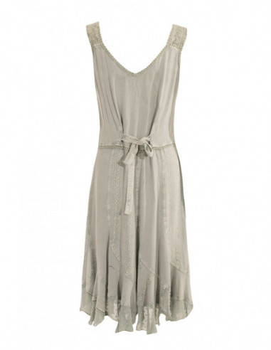 Beautifully flared and embroidered dress