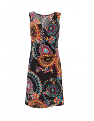 Robe courte moulante originale pour l'été mandala