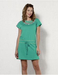 Indie dress with small sleeves