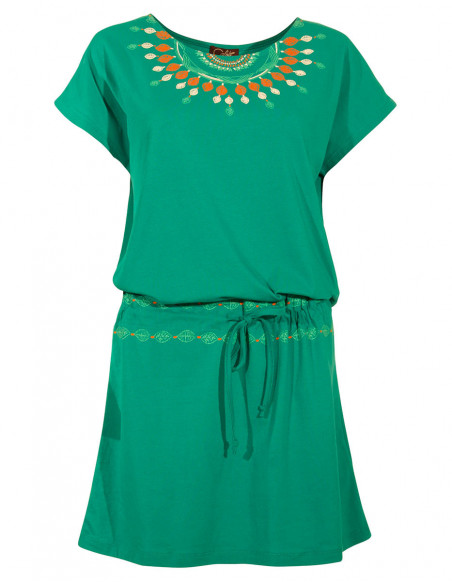 Indie dress with small sleeves