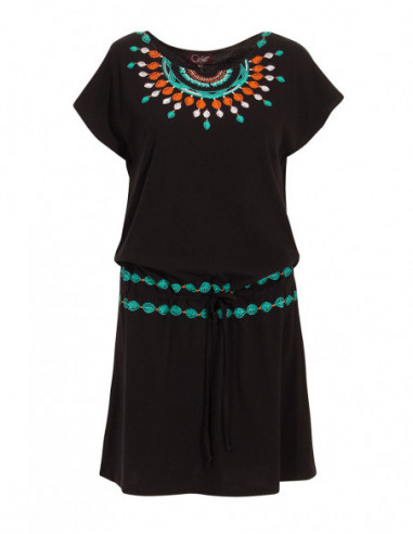 Indie dress with small sleeves