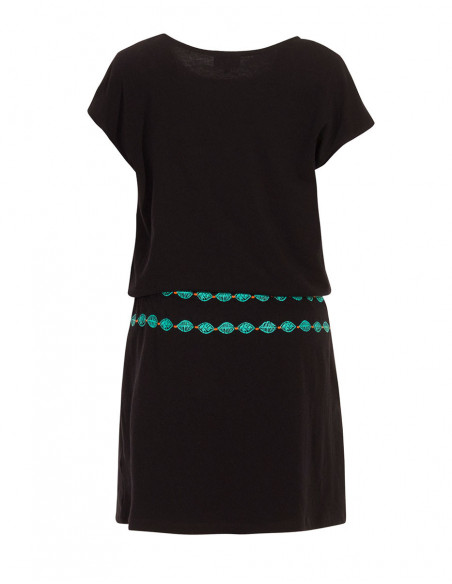 Indie dress with small sleeves