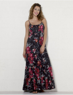 Long black dress beautiful...