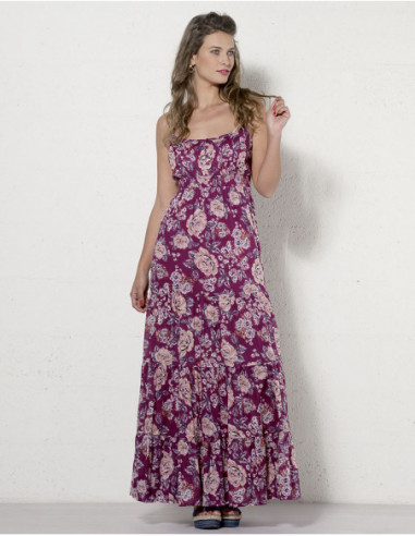 Robe romantique à belles fleurs