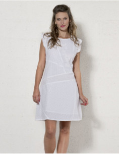 Robe baptême simple brodée