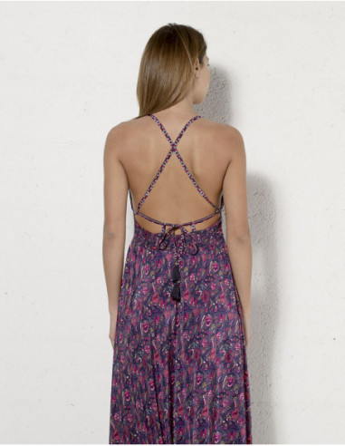 robe longue dos ouvert