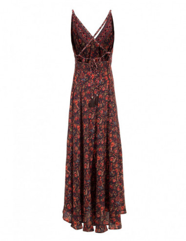 Robe longue dos nu printannière