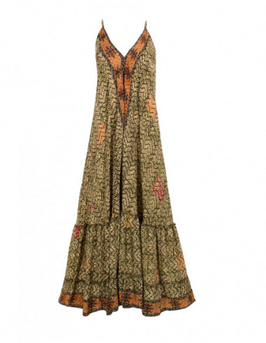 Robe sari indienne dos nu