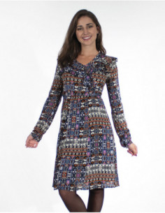 Robe courte ethnique aztèque originale 2