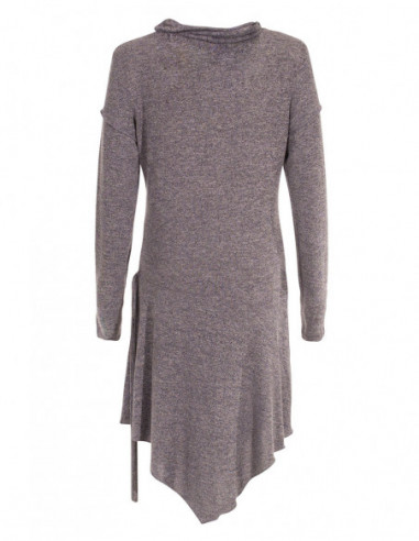 Dress with asymmetrical sides