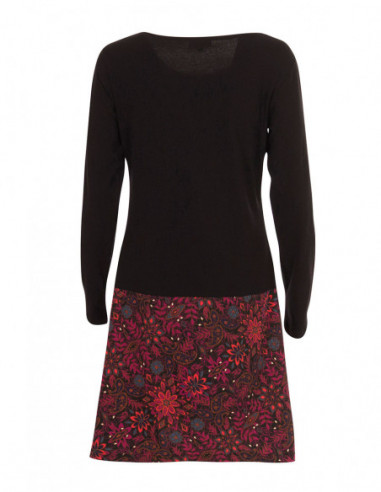 Robe printanière à manches longues