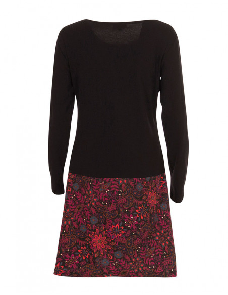 Robe printanière à manches longues