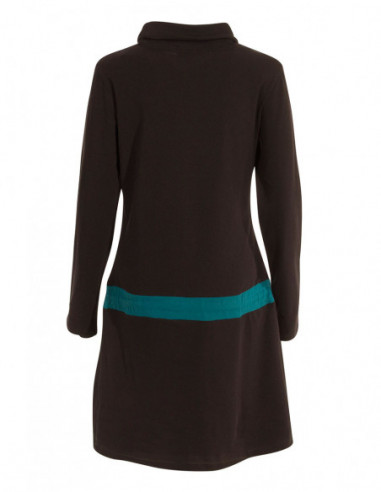 Colorful winter dress