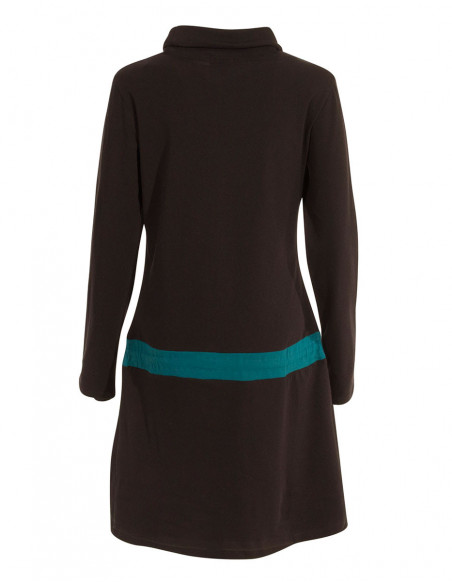 Colorful winter dress