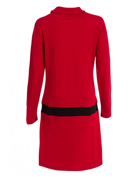 Colorful winter dress