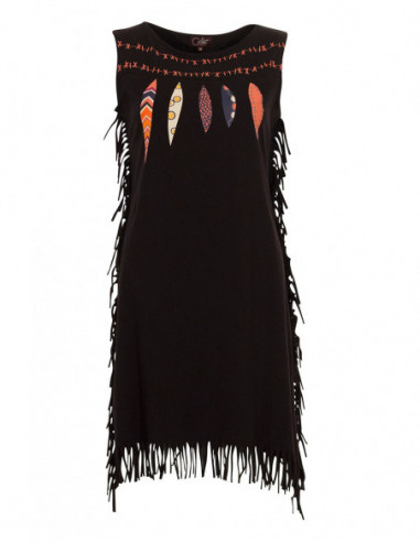 Robe a franges indienne