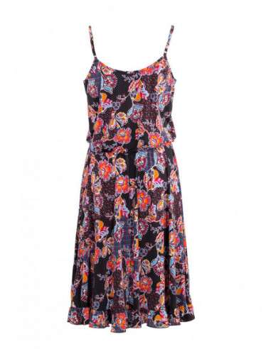 Ruffle dress and high waist