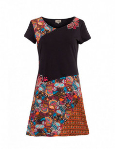 Robe courte originale coupe  élégante asymétrique 2