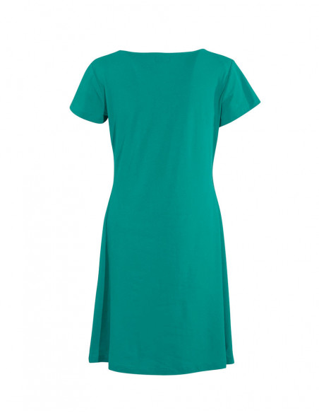 Colorful flower print dress