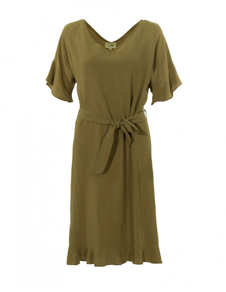 Timeless linen dress