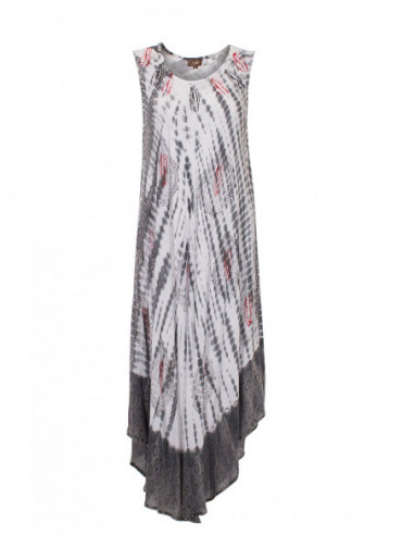 Robe mi-longue ample tie and dye