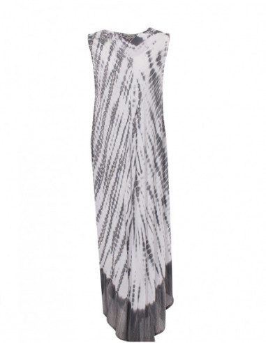 Robe mi-longue ample tie and dye