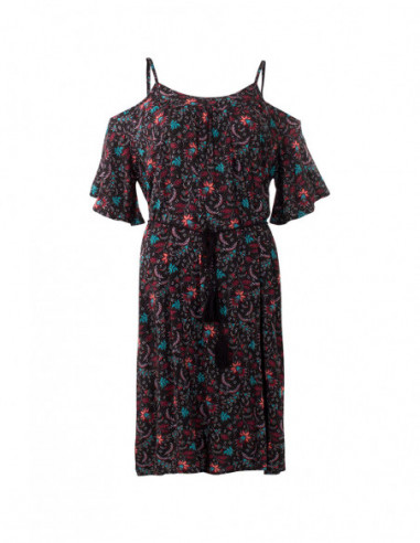 Bare-shoulder dress