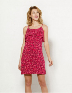 Summer dress with exotic...
